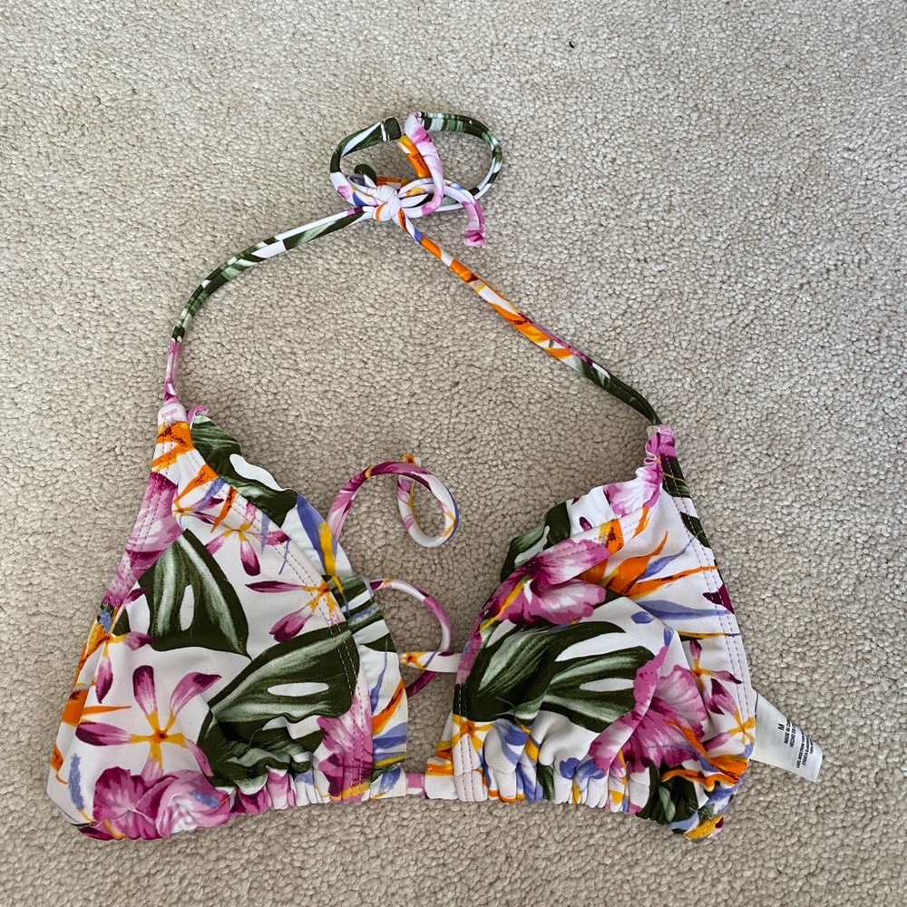 tropical bikini top